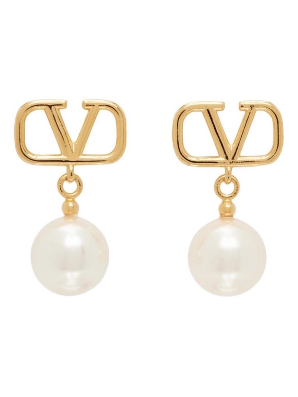 VALENTINO GARAVANI VLOGO pearl drop earrings